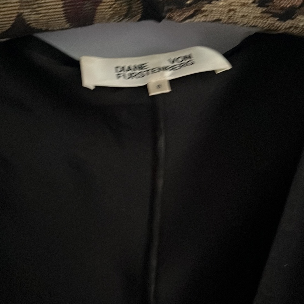 Beautiful Diane Von Furstenberg black wrap dress